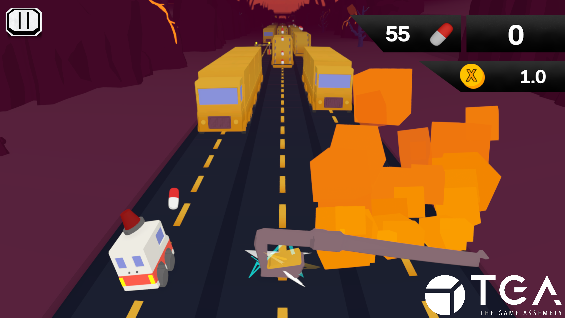 lvl 3 avoiding lamp post screenshot